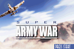 Super Army War Title Screen